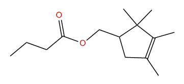 2,2,3,4-Tetramethyl-3-cyclopentenyl-methyl butyrate